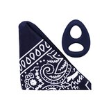 ROCK SOLID The Code - Silicone C-Ring with Bandana - Navy Blue