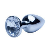 Precious Metals Silver Anal Plug-Small