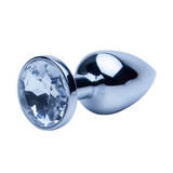 Precious Metals Silver Anal Plug-Large