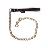Purple Suede Chain Lead