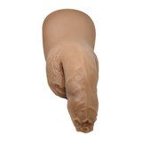 5.1" Uncut Silicone Packer Dildo - Caramel