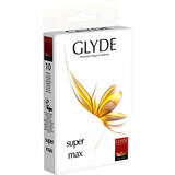 Glyde Ultra Super Max Vegan Condoms 10 Pack