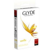 Glyde Ultra Vanilla Flavour Vegan Condoms 10 Pack