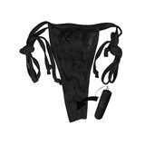 Screaming O Vibrating Panty Set Black