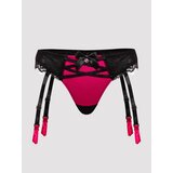 Lovehoney Belle Cherry Suspender Thong - Large - Black
