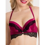Lovehoney Satin Romance Purple Push-up Bra - Small - Purple