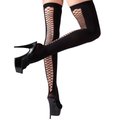 Cottelli Collection Cottelli Fishnet Stay-Up Stockings - Black - M/L