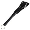 To The Point Black Mini Flogger - 11 Inch