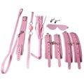 Shaggy Faux Leather Furry 8 Piece Bondage Set