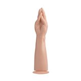 Master Series The Fister Hand and Forearm Dildo Light (15”) - hand-shaped