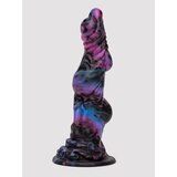 Fantasy Mutant Galaxy Silicone Dildo - Purple