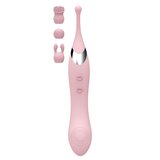 Clit-Tastic Arousing Clit Teaser with Attachments - Pink