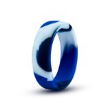 Performance Silicone Camo Cock Ring - Blue Camoflauge