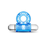 Stay Hard - 10 Function Vibrating Bull Ring - Blue
