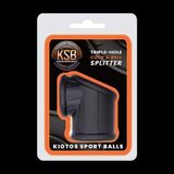 Kiotos KSB Triple-Hole Cock & Ball Splitter - Black