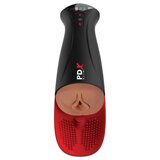 PDX Elite Fuck-O-Matic Pro Masturbator XL Brown - Masturbator, Textured Sleeve