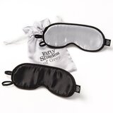 Fifty Shades of Grey No Peeking Twin Blindfold Set – Soft Satin Eye Masks for Couples
