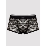 LHM Black Lace Boxer Shorts - S / M - Black