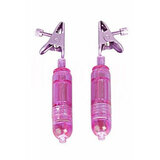 Purple Vibrating Nipple Clamps