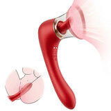 Pacifier Clit Suck  Tongue Lick G-spot Stimulation Vibrator