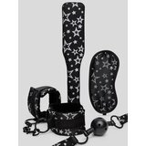 Bondage Boutique Stars Bedroom Bondage Kit (4 Piece) - Black