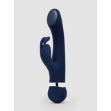 Lovehoney Glow Bunny Rechargeable Warming and Cooling Rabbit Vibrator - Navy