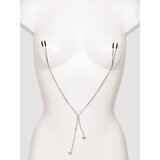 Sportsheets Teardrop Silver Nipple Clips - Silver