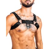 Bulldog Bondage Harness Black - One Size