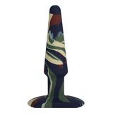 A-Play - Groovy - Silicone Anal Plug - 5" - Camouflage
