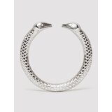 Stainless Steel Serpent Penis Glans Ring - Silver