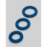 Lovehoney Ignite Silicone Love Ring Set (3 Piece) - Blue