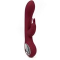 The Burgundy Beau Luxury Silicone Rabbit Vibrator