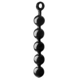 Black Baller Anal Beads