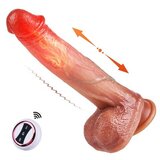 Spartan - Realistic 9 Vibrating 3 Thrusting  Swinging Heating Bloodshot Dildo