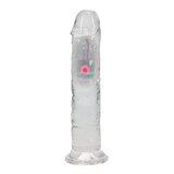 RealRock LED Vibrating Dildo with Remote Control - 7"