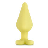 Candy Heart Butt Plug Spank Me Yellow
