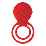 Cock Power Ultimate Vibrating Cock Ring - Red
