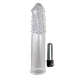Ram Vibrating Penis Extender - Clear