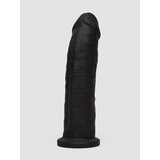 SILEXD Girthy Dual Density Black Realistic Silicone Dildo 8.5 Inch - Black