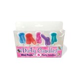 Dirty Candles - Mini Penis 5-Pack