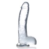 Jock C-Thru - 10.5" Clear Dong with Balls