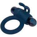 Hop On It Blue Silicone Vibrating Rabbit Cock Ring