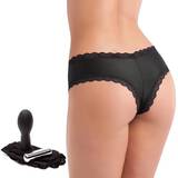 Love Rider Black Vibrating Knickers with 3 Inch Dildo