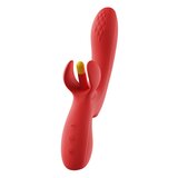 Fortexa - App-Controlled Flapping Dual Vibrator - Red