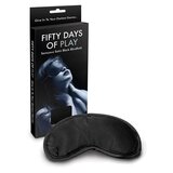 Fifty Days of Play Blindfold: Padded Black BDSM Eye Mask for Couples