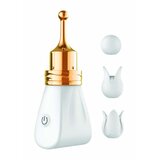 Gold Glam Tri-Tip Vibe - White