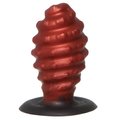 Celestial Kiss Red & Black Alien Butt Plug - 5 Inch