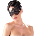 Cottelli Collection Cottelli Asymmetrical Lace Mask - Black - One Size