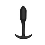 Toy Joy Smooth Silicone Butt Plug Black - Medium