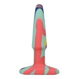 A-Play - Groovy - Silicone Anal Plug - 4" - Sunrise